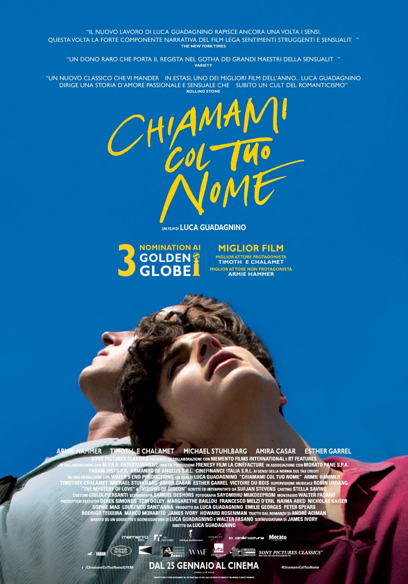 Recensione “Chiamami Col Tuo Nome”&nbsp;(2017)