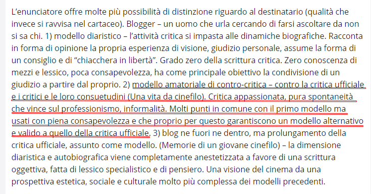 Una Vita Da Cinefilo: modello alternativo alla critica ufficiale?