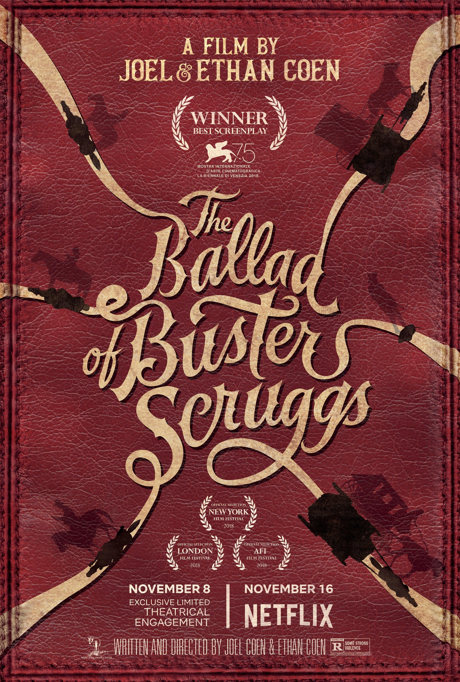 la ballata di buster scruggs, locandina, manifesto, poster