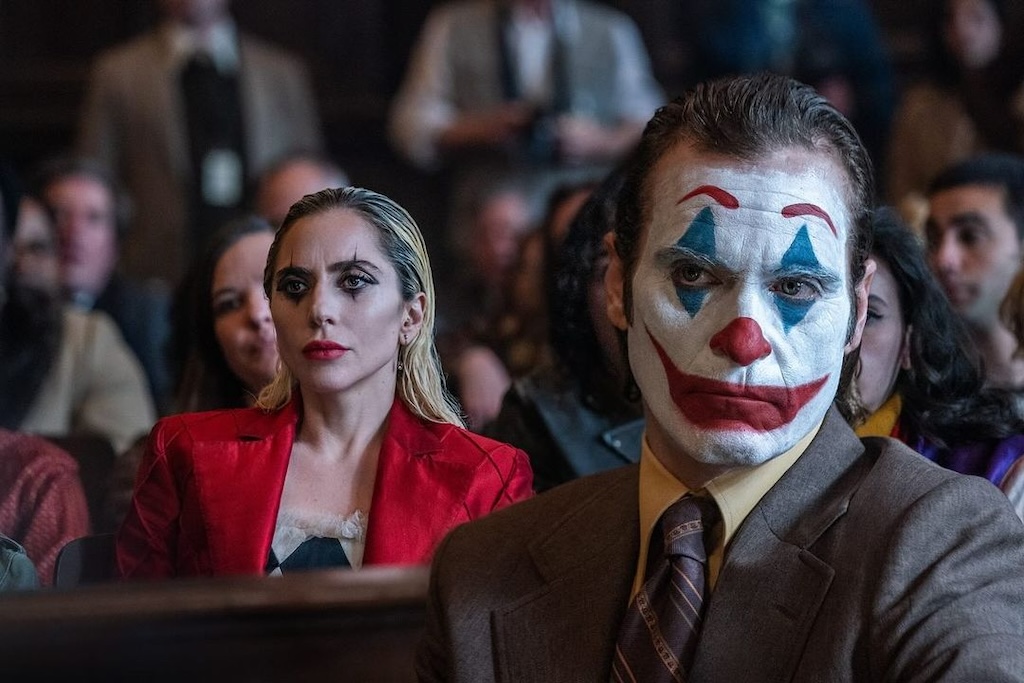 Lady Gaga e Joaquin Phoenix in una scena di Joker Folie à Deux