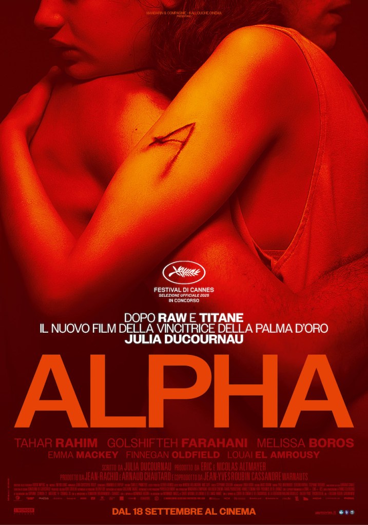 Poster italiano del film "Alpha" di Julia Ducournau